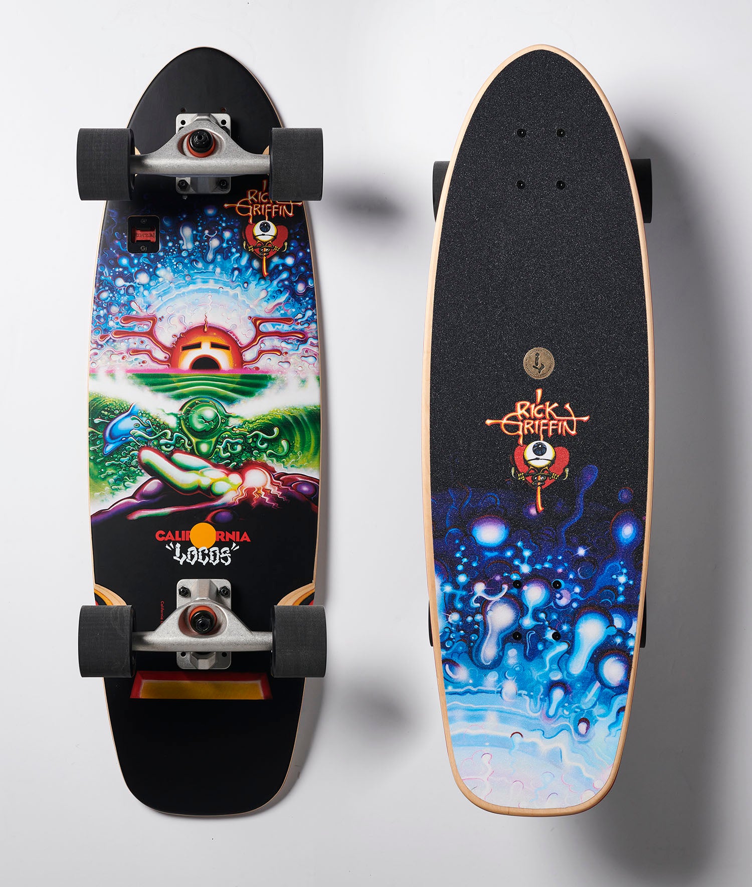 Rick Griffin Pacific Vibrations Surf-Skate Boards