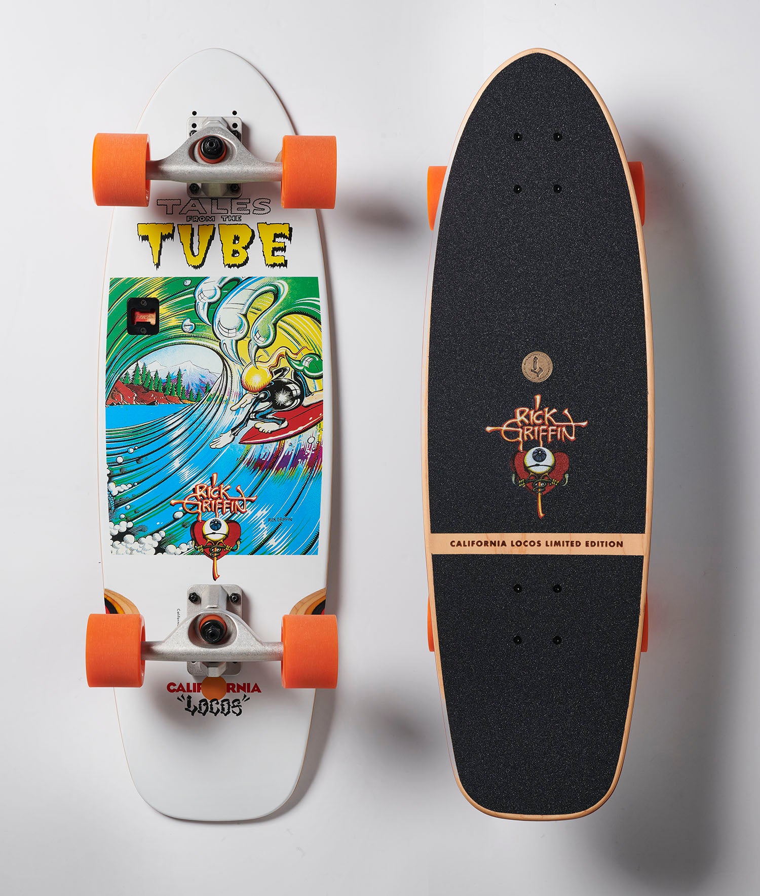 Awaii Skateboard ROLLERCOASTER Feathers Icecream Palms Surfer The One Edition Skate De Ville Awaii Skateboard ROLLERCOASTER Feathers Icecream Palms Surfer The One Edition Skate De Ville